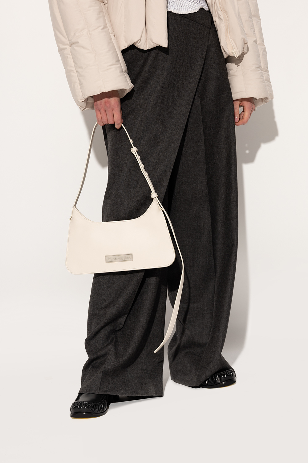 Cream ‘Platt Mini’ shoulder bag Acne Studios Vitkac GB